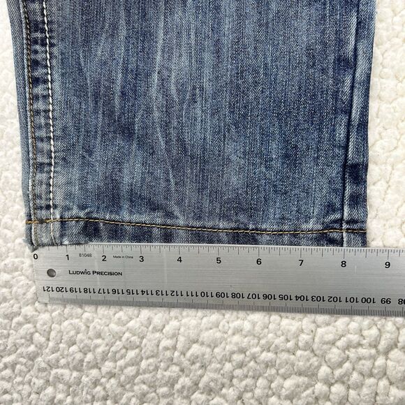 Departed Beach Blvd Slim Straight Jeans 38x32 (Actual 37x32) Streetwear Y2K - Picture 16 of 16